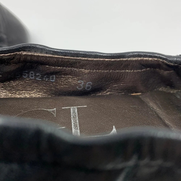 AGL Attilio Giusti Leombruni Chain Flats in Black - Picture 8 of 8